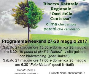Weekend 27-28 maggio 2017 – Giornata Europea dei Parchi: visite guidate con birdwatching e foto-natura
