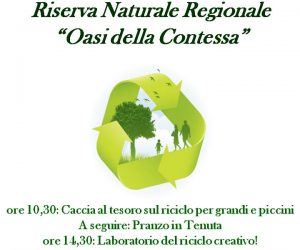 Domenica 3 dicembre Giornata sul riciclo
