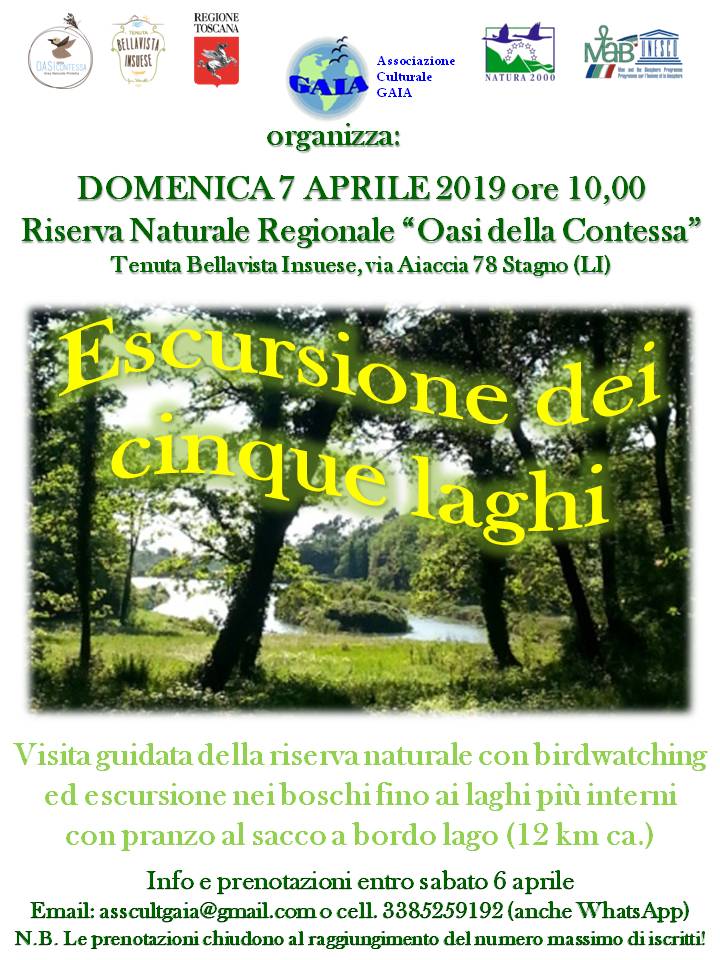 escursione dei 5 laghi